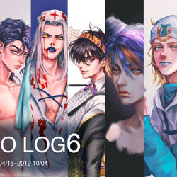 This is a pixiv picture whose title is JOJO LOG 6.