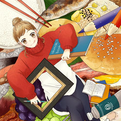 This is a pixiv picture whose title is 秋.