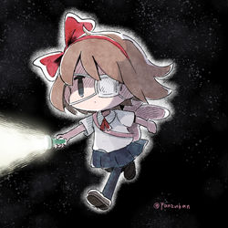 This is a pixiv picture whose title is 夜廻.