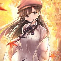 This is a pixiv picture whose title is 🍁.