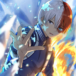 This is a pixiv picture whose title is 轟焦凍.
