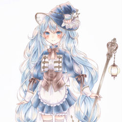 This is a pixiv picture whose title is ハロウィンミクさん.