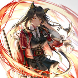 This is a pixiv picture whose title is Skyfire.
