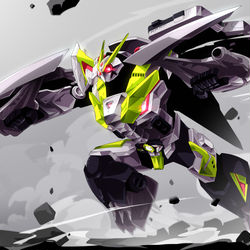 This is a pixiv picture whose title is 『ブレイキングマンモス！』.