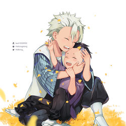 This is a pixiv picture whose title is 不死川兄弟.