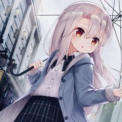 This is a pixiv picture whose title is 雨.