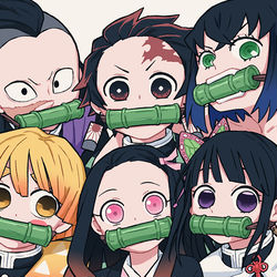 This is a pixiv picture whose title is 鬼滅の刃まとめ2.