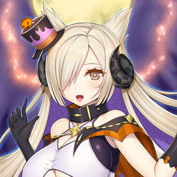 This is a pixiv picture whose title is ハロウィンverアルマ.