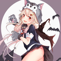 This is a pixiv picture whose title is ハロウィン夕立！.