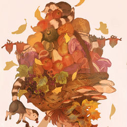 This is a pixiv picture whose title is 実りの秋.