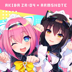 This is a pixiv picture whose title is ARMSNOTEコラボイベント！.