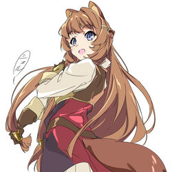 This is a pixiv picture whose title is ラフタリアさんの仮装をする麻衣先輩.