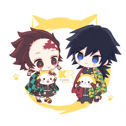 This is a pixiv picture whose title is コラボのやつ.