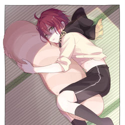 This is a pixiv picture whose title is 虫刺されの痕.