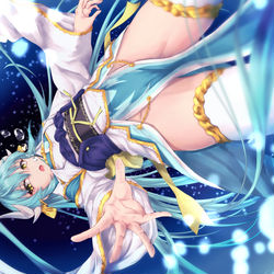 This is a pixiv picture whose title is 沈みゆく蛇.