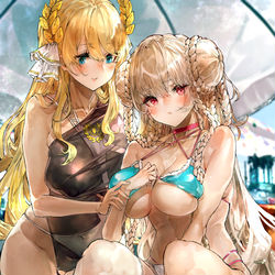 This is a pixiv picture whose title is フォーミダブル&ヴィクトリアス.