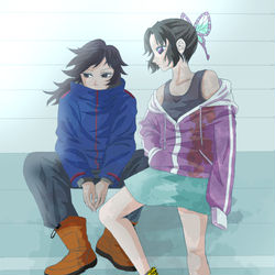 This is a pixiv picture whose title is 鬼滅の刃ログ2  NL.