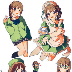 This is a pixiv picture whose title is コスプレ事務員さん.