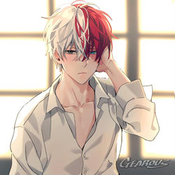 This is a pixiv picture whose title is ヒロアカ.