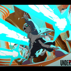 This is a pixiv picture whose title is Sans.