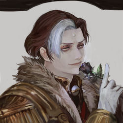 This is a pixiv picture whose title is 漆黒ネタバレ注意　エメトセルクまとめ.