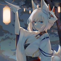 This is a pixiv picture whose title is 加賀.