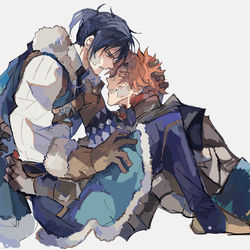 This is a pixiv picture whose title is 【腐】シルフェリ詰め②.