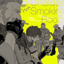 This is a pixiv picture whose title is カルデア喫煙室.