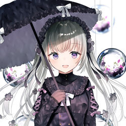 This is a pixiv picture whose title is ゴスロリちゃん.