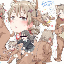 This is a pixiv picture whose title is ？？？「ふーん、エッチじゃん。」.