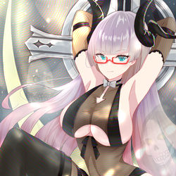 This is a pixiv picture whose title is グナイゼナウ・サキュバスナイトメア.
