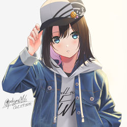 This is a pixiv picture whose title is 奥沢さん.