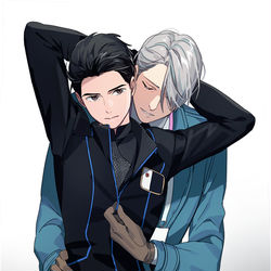 This is a pixiv picture whose title is YOI LOG.