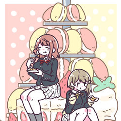 This is a pixiv picture whose title is スイーツパラダイス.