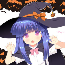 This is a pixiv picture whose title is お菓子くれないとイタズラしちゃうのです、にぱー☆.