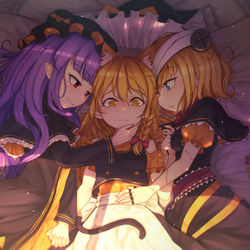 This is a pixiv picture whose title is ぱちぇまりあり.