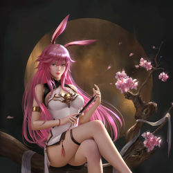 This is a pixiv picture whose title is 崩坏3八重樱.