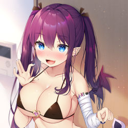 This is a pixiv picture whose title is 「出かけちゃうんですかぁ？」.
