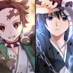 This is a pixiv picture whose title is 水の呼吸のハロウィン.