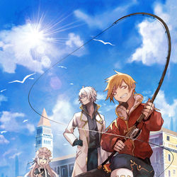 This is a pixiv picture whose title is 【仕事絵】前世は剣帝。今生クズ王子2.