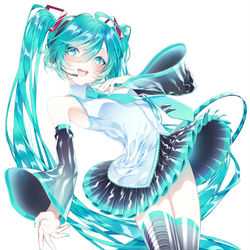 This is a pixiv picture whose title is ミクさん.