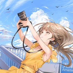 This is a pixiv picture whose title is この青空のためだけに.