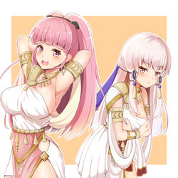 This is a pixiv picture whose title is ヒルダ＆リシテア.