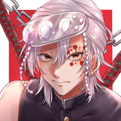 This is a pixiv picture whose title is 宇髄さん.