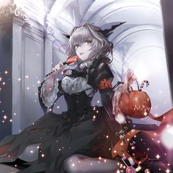 This is a pixiv picture whose title is 明日方舟_塔露拉.