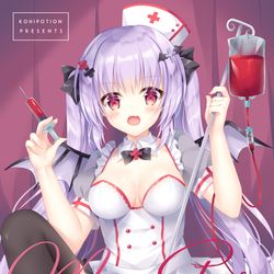 This is a pixiv picture whose title is 🦇💉.