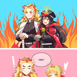 This is a pixiv picture whose title is 2019-1021 煉獄 x FateGO.