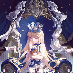 This is a pixiv picture whose title is A little queen.