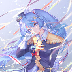 This is a pixiv picture whose title is snow miku2020.