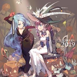 This is a pixiv picture whose title is ハロウィン 2019.